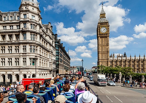 Parliament Square with view of Big Ben