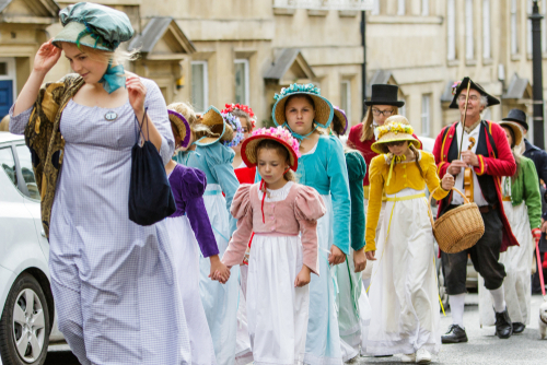 Mini promenade, Jane Austen Festival, Bath
