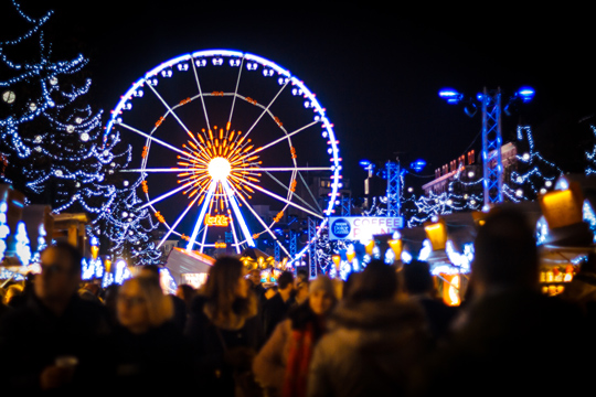 Tootbus Brussels Christmas Ferris wheel