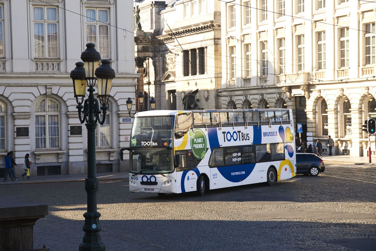 Tootbus tour hop-on hop-off Brussels