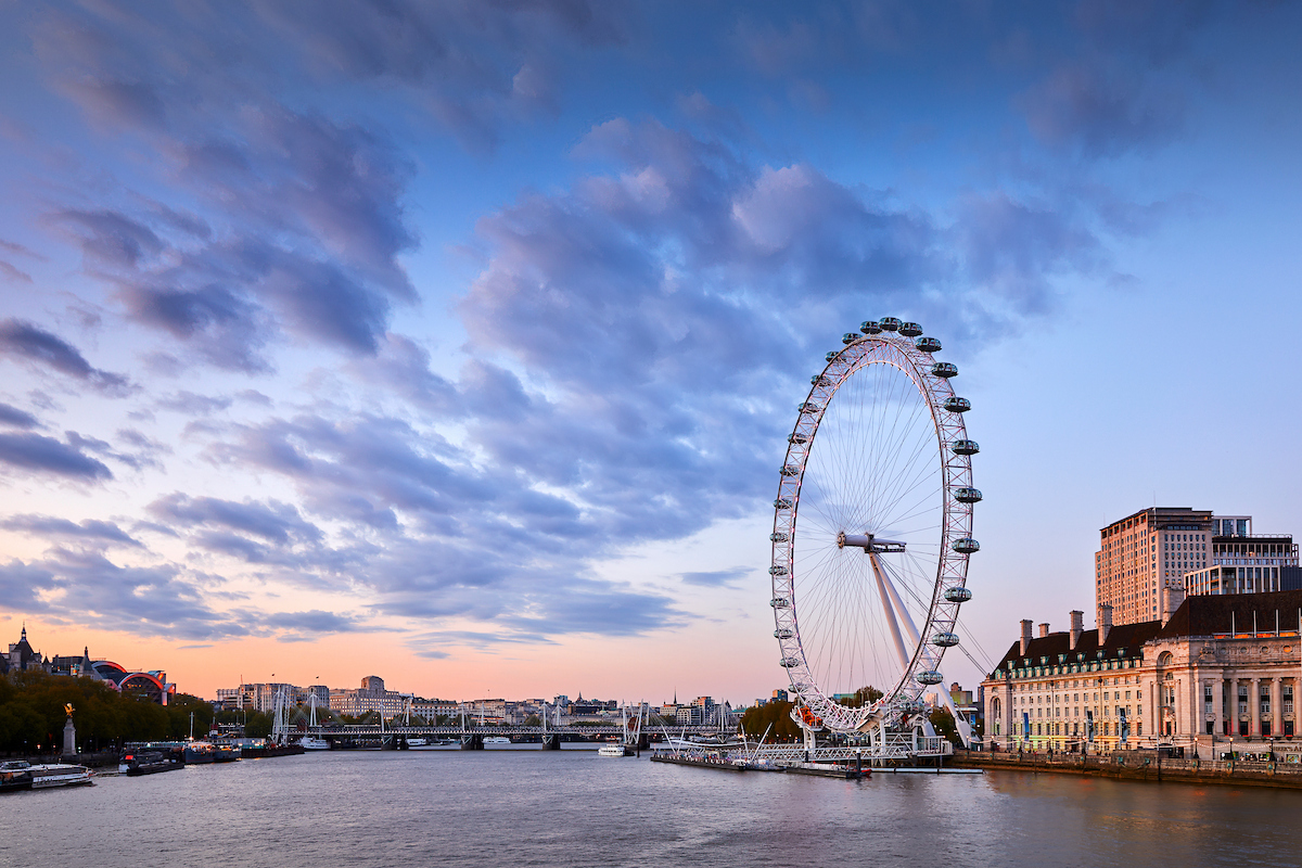 River Thames and London Eye