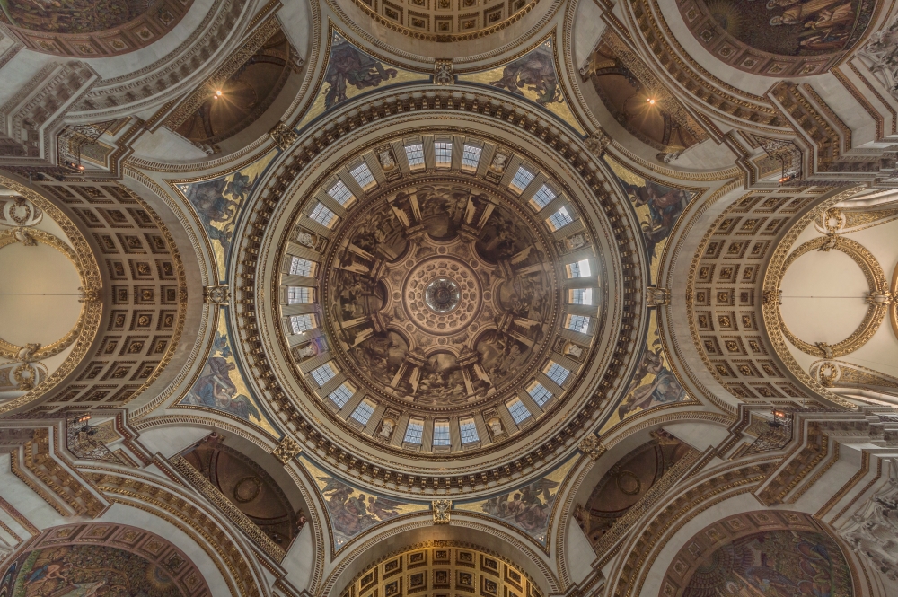 St. Paul's dome from the inside