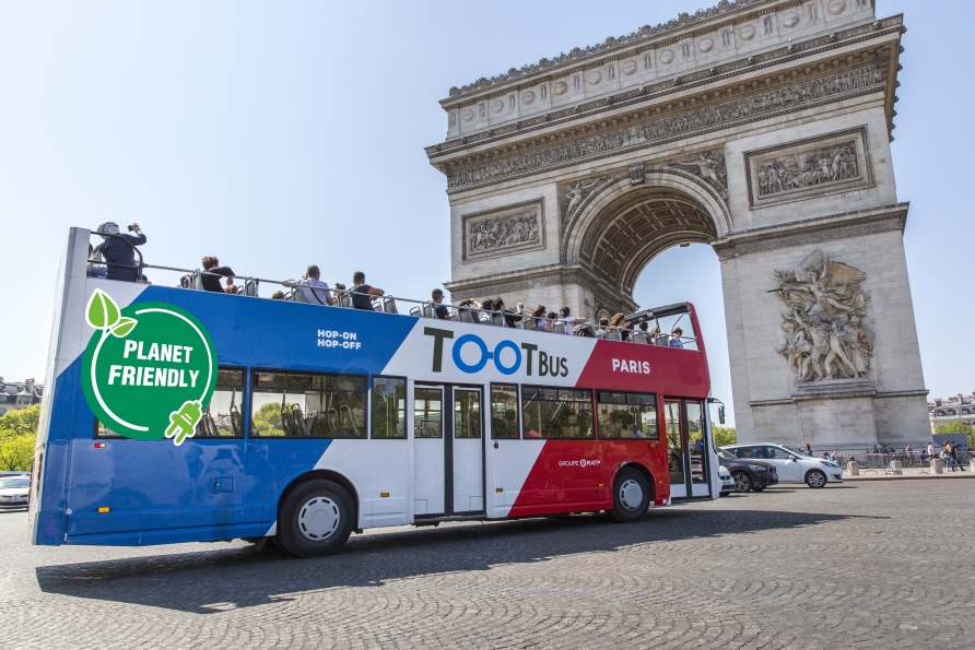Tootbus Paris + Arc de Triomphe