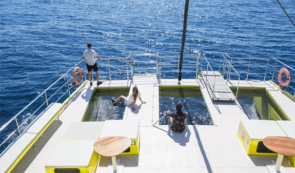 Eco catamaran cruise Barcelona