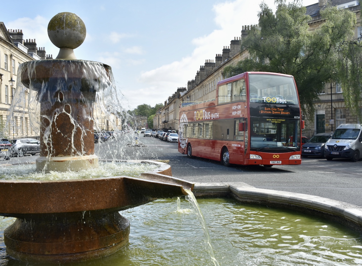 Asking Tootie about Pulteney Bridge