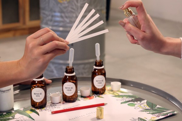Frangonard parfum creation Workshop