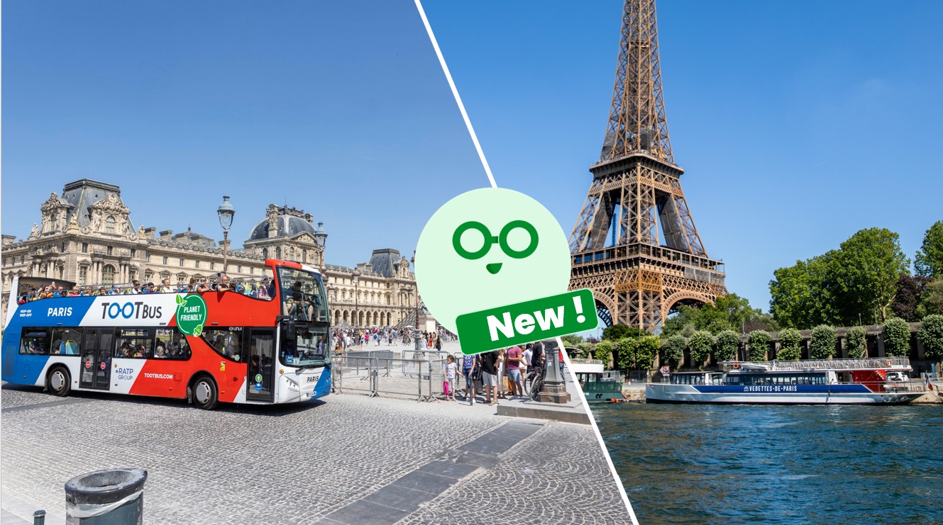 New Tootbus Paris and Seine cruise package