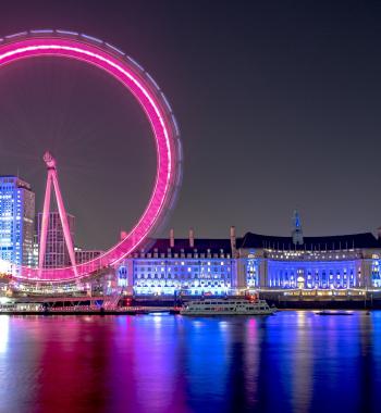 London Eye at night