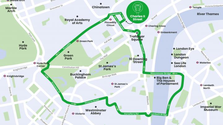 Kids tour map