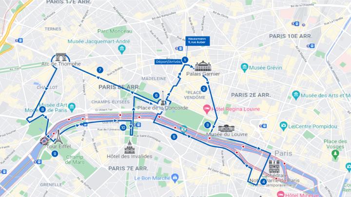 Tootbus Must See Paris Map