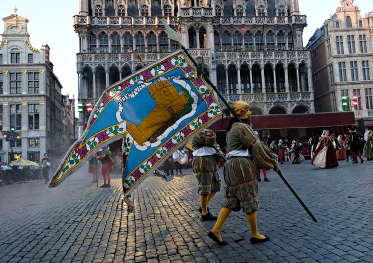 De Ommegang, de folkloristische Brusselse stoet