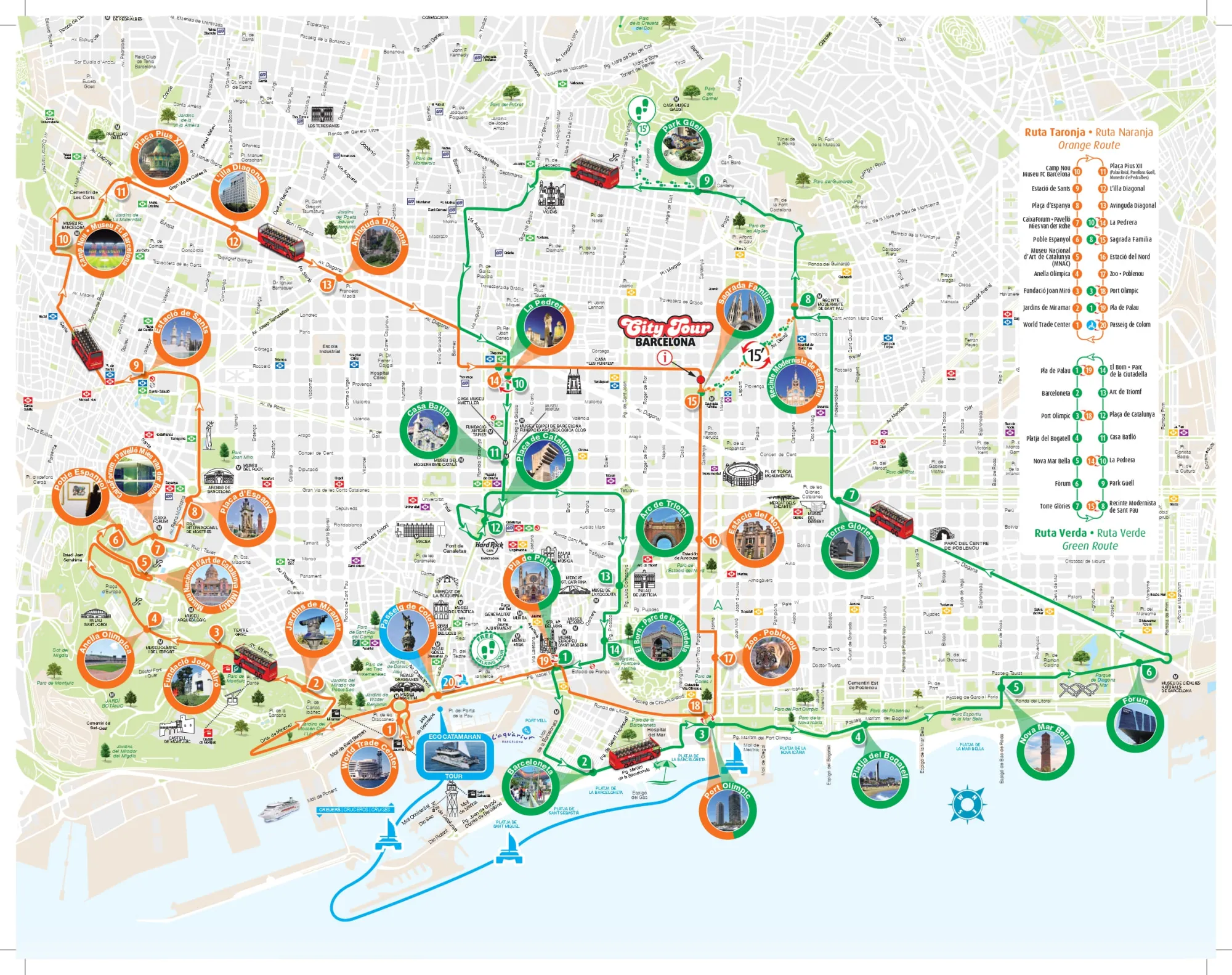 Hop-on hop-off Bus in Barcelona: Nearest Stop | Tootbus