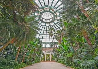 The Royal Greenhouses of Laeken in Brussels