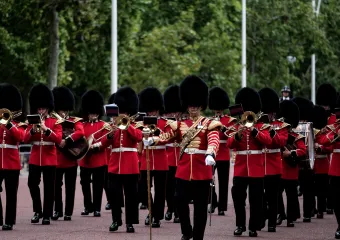 Trooping the Colour: desfile del primer cumpleaños del Rey Carlos III