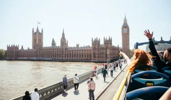 london tour double decker bus